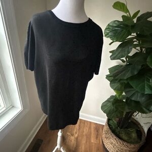 Premise Black Short Sleeve Top